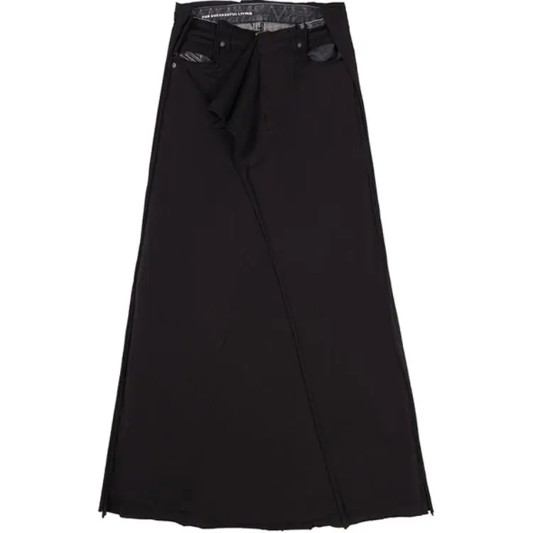 DIESEL Casual Long Skirt Women's Black