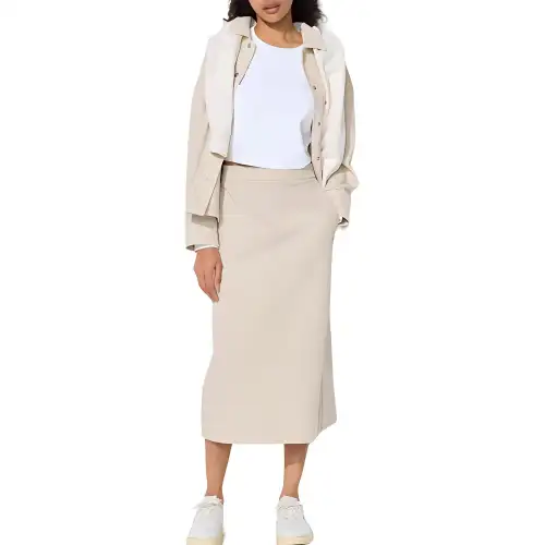 UNIQLO Casual Long Skirt Women's Beige