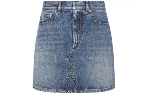 DIOR SS24 Denim Short Skirts Women's Blue