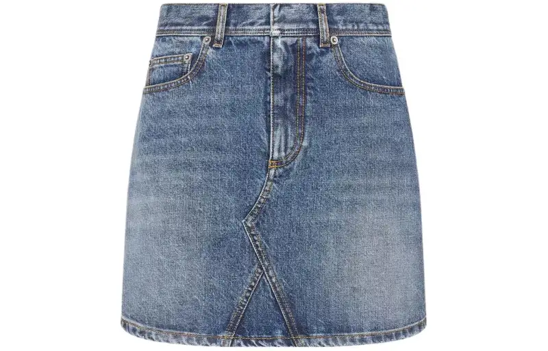 DIOR SS24 Denim Short Skirts Women's Blue