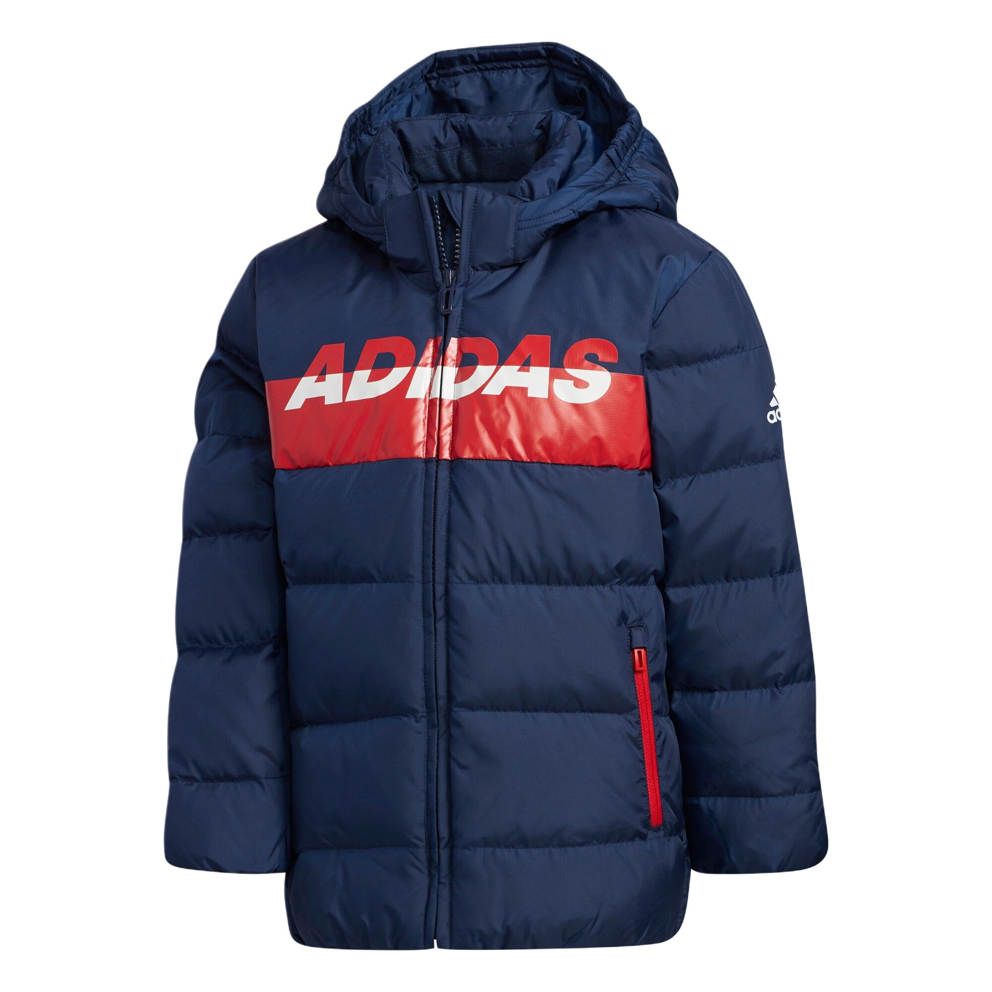 Детский пуховик adidas (синий)