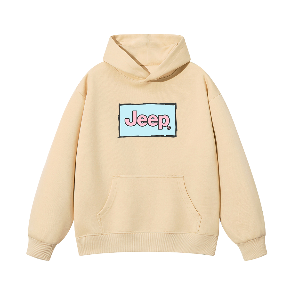 Худи Jeep Jeep logo (разноцветный)