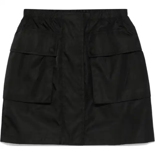 PRADA Logo Plaque Mini Skirt