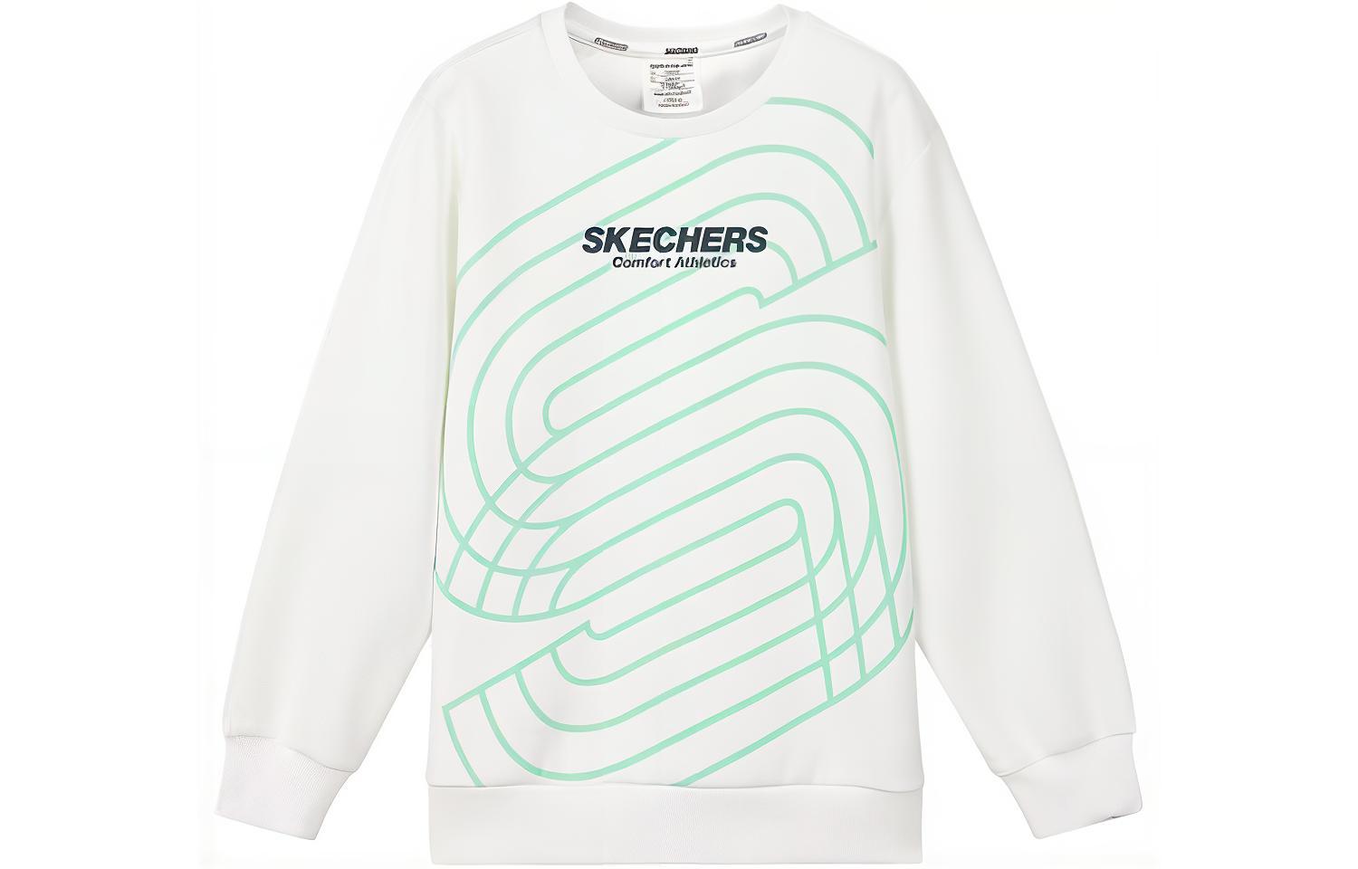 Мужское худи Skechers Sweatshirt (белое)