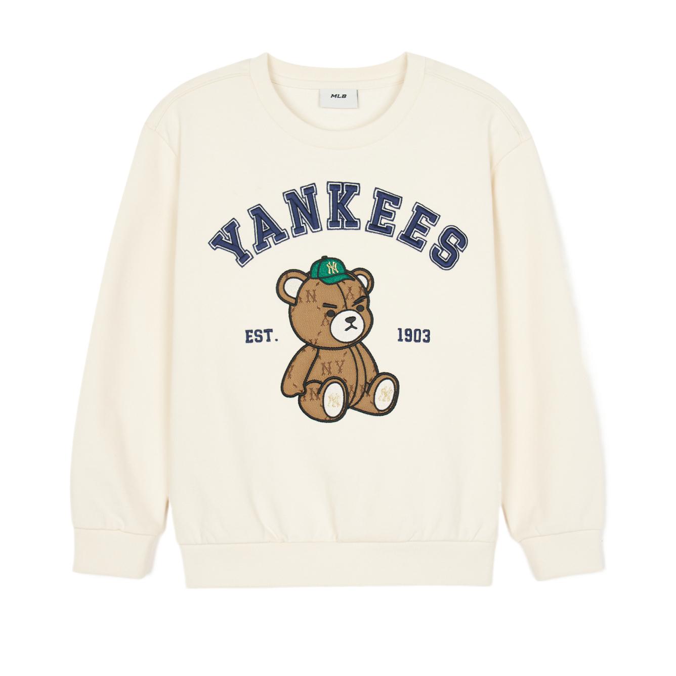 Мужское худи MLB KIDS (бежевое)