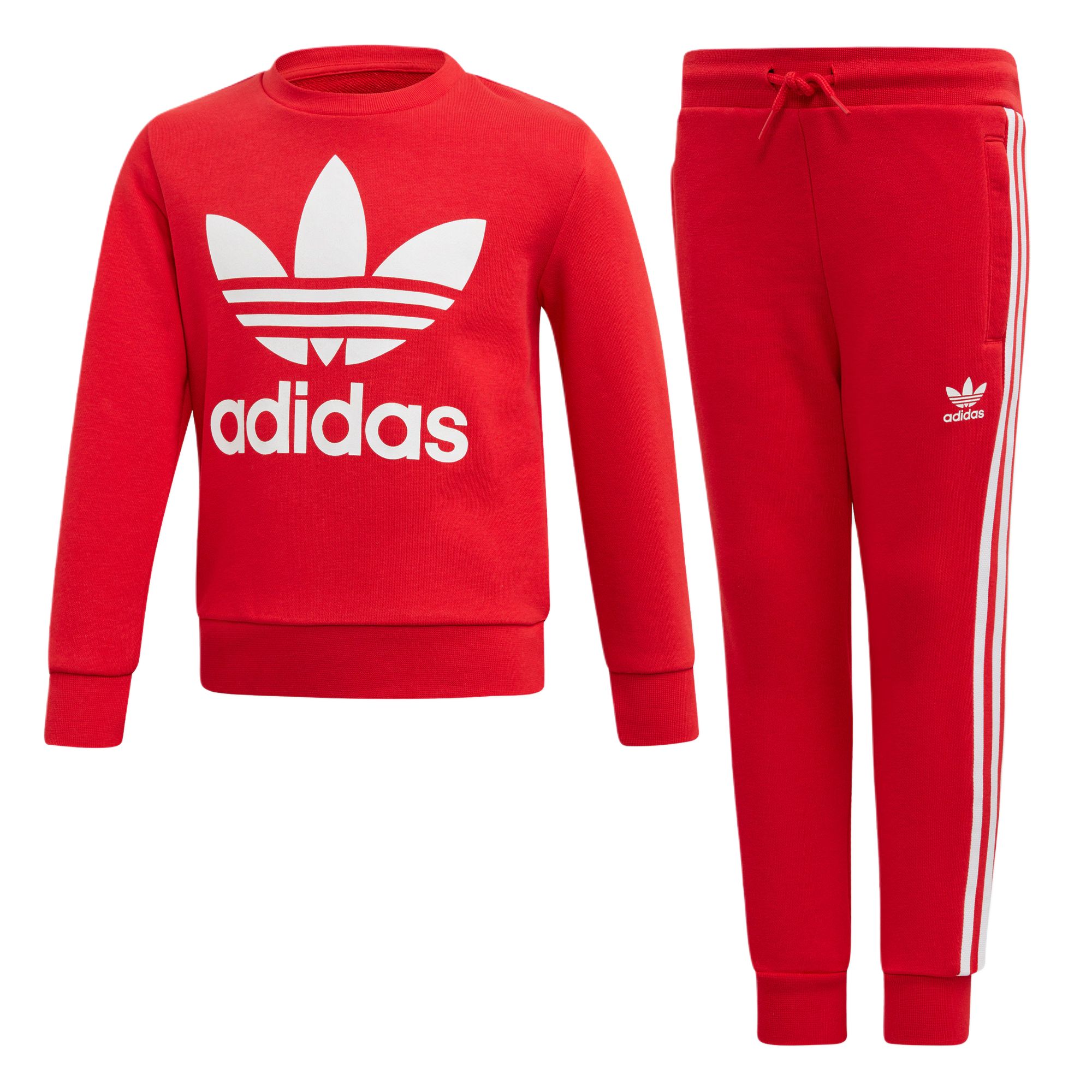Костюм adidas originals CREW SET (красный)