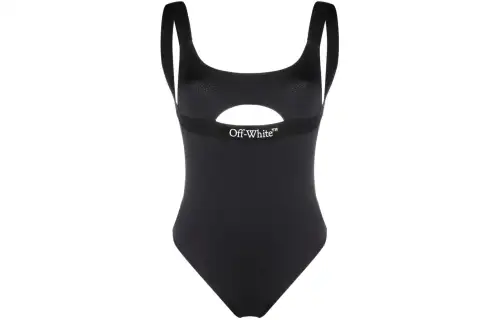 OFF WHITE One Piece Swimsuit, Regular Fit Women's Black