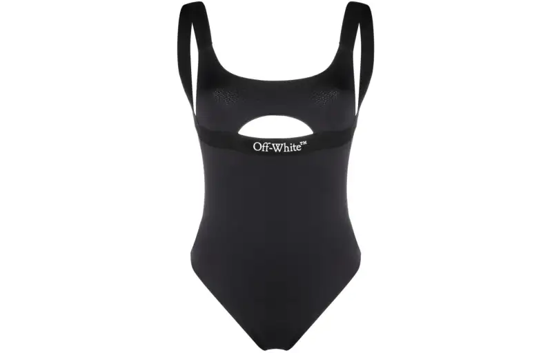 OFF WHITE One Piece Swimsuit, Regular Fit Women's Black