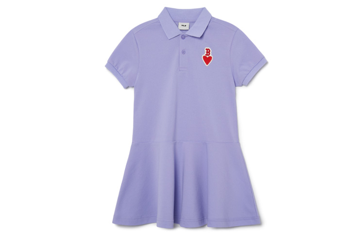 Платье MLB Polo Dress (фиолетовое)