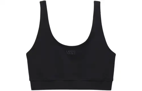 Vans Drop V Ribbed Bralette Sports Underwear Women's Black