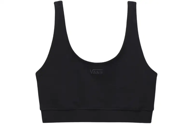 Vans Drop V Ribbed Bralette Sports Underwear Women's Black