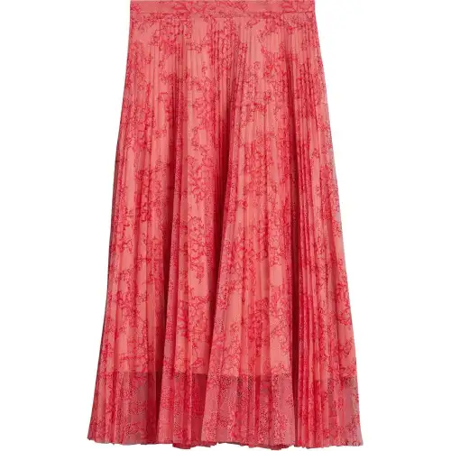 Burberry Casual Long Skirt Women's Red