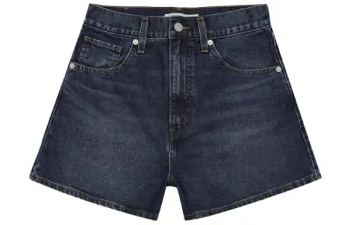 Levis Denim Shorts Women's Dark Blue