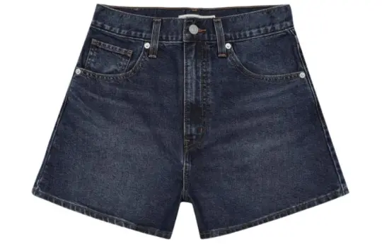 Levis Denim Shorts Women's Dark Blue
