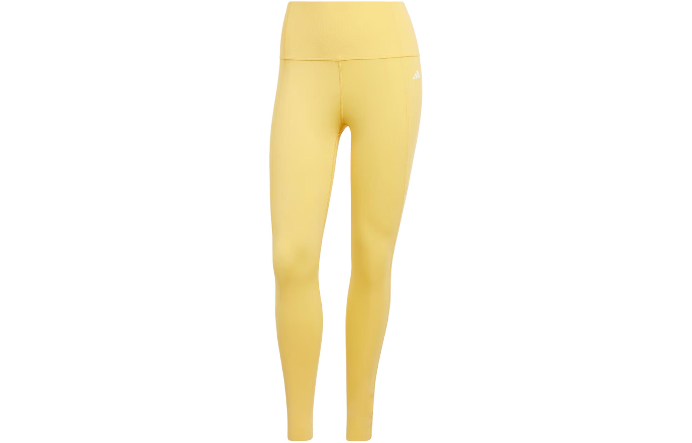 Adidas Optime Power 7/8 Leggings Sports Pants Women’s Bright Yellow