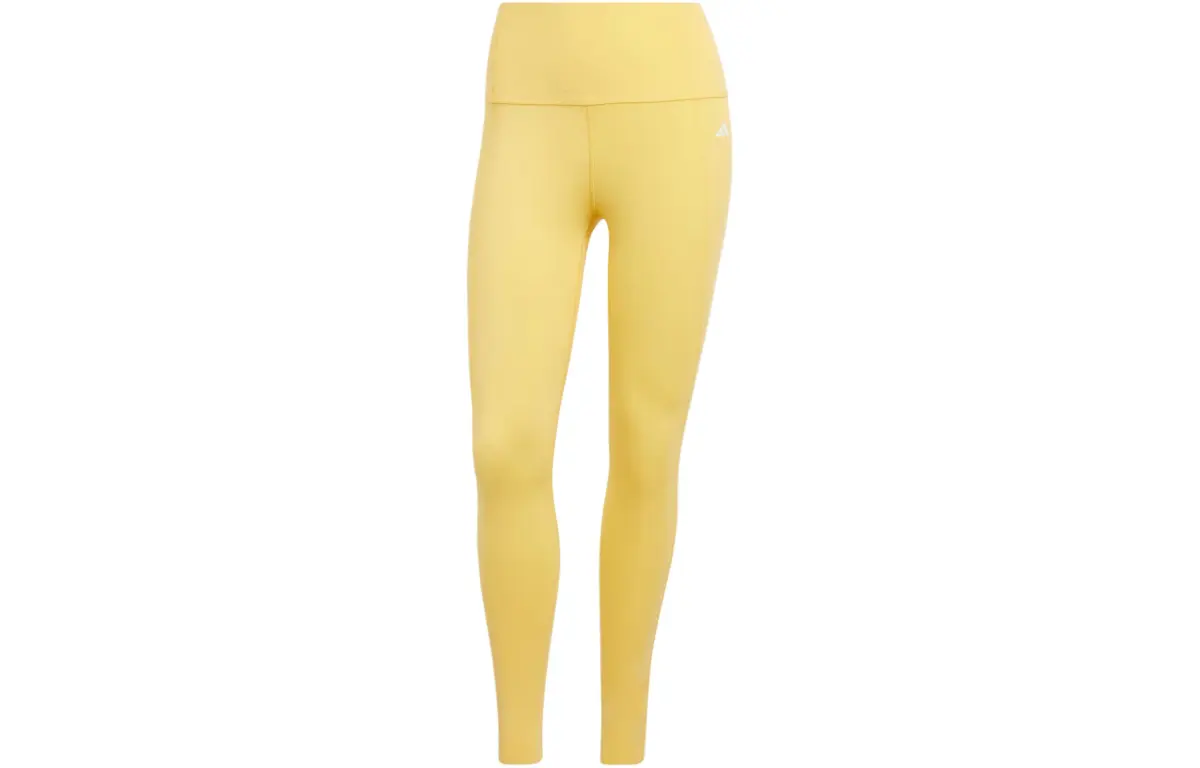 Adidas Optime Power 7/8 Leggings Sports Pants Women's Bright Yellow