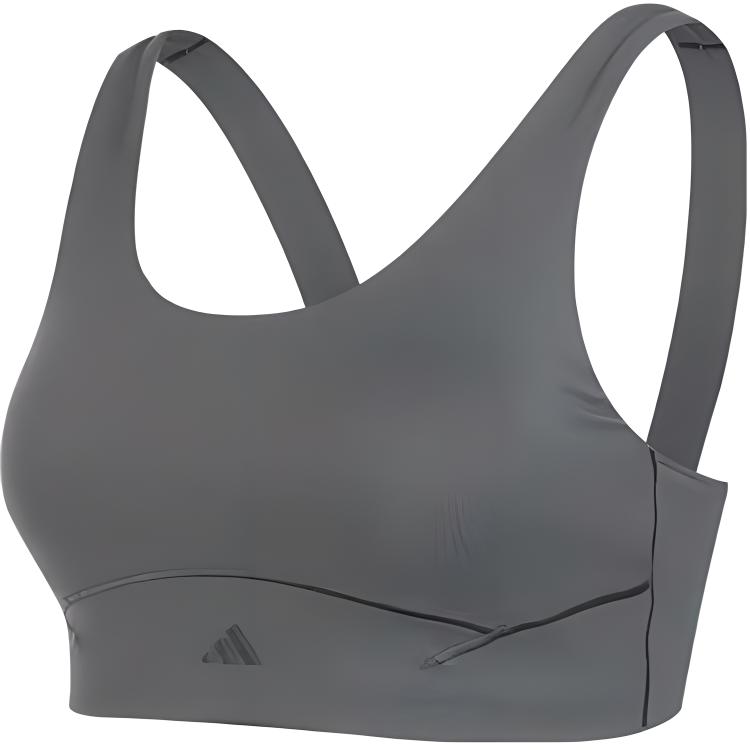 Женский спортивный топ adidas Solid Bra (зеленый)