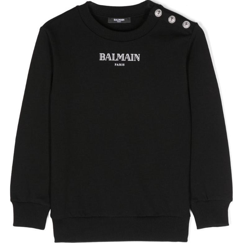 Детский свитшот BALMAIN SS24 Logo (черный)