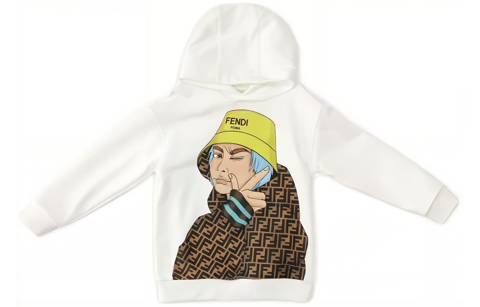 Худи Fendi FENDI SS24 (белое)
