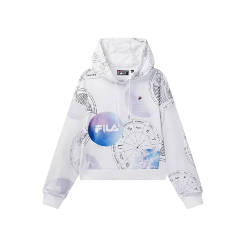 FILA Modern Sweatshirt Women's White All Over Print