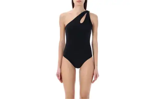 Bottega Veneta One Shoulder Cut Out Detailed Swimsuit
