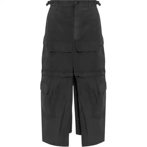 Balenciaga Ripstop Maxi Cargo Skirt