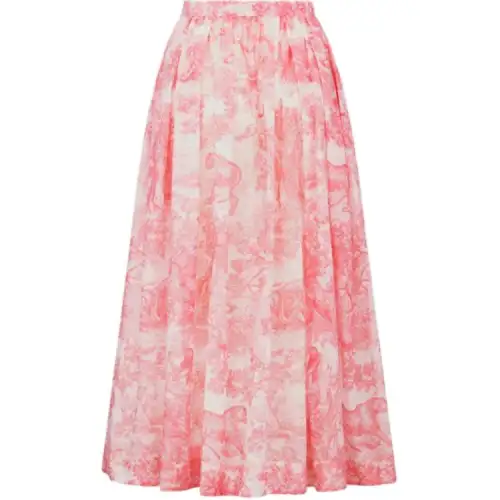 DIOR DIORIVIERA FW24 Casual Long Skirt Women's Candy Pink