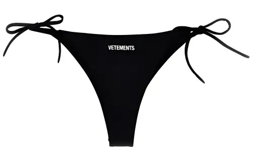 Vetements Logo Printed Bikini Brief