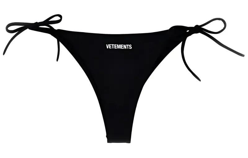 Vetements Logo Printed Bikini Brief