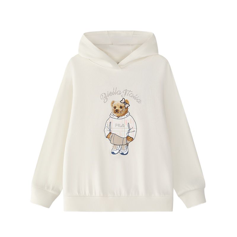 Женское худи Fila KIDS (белое)
