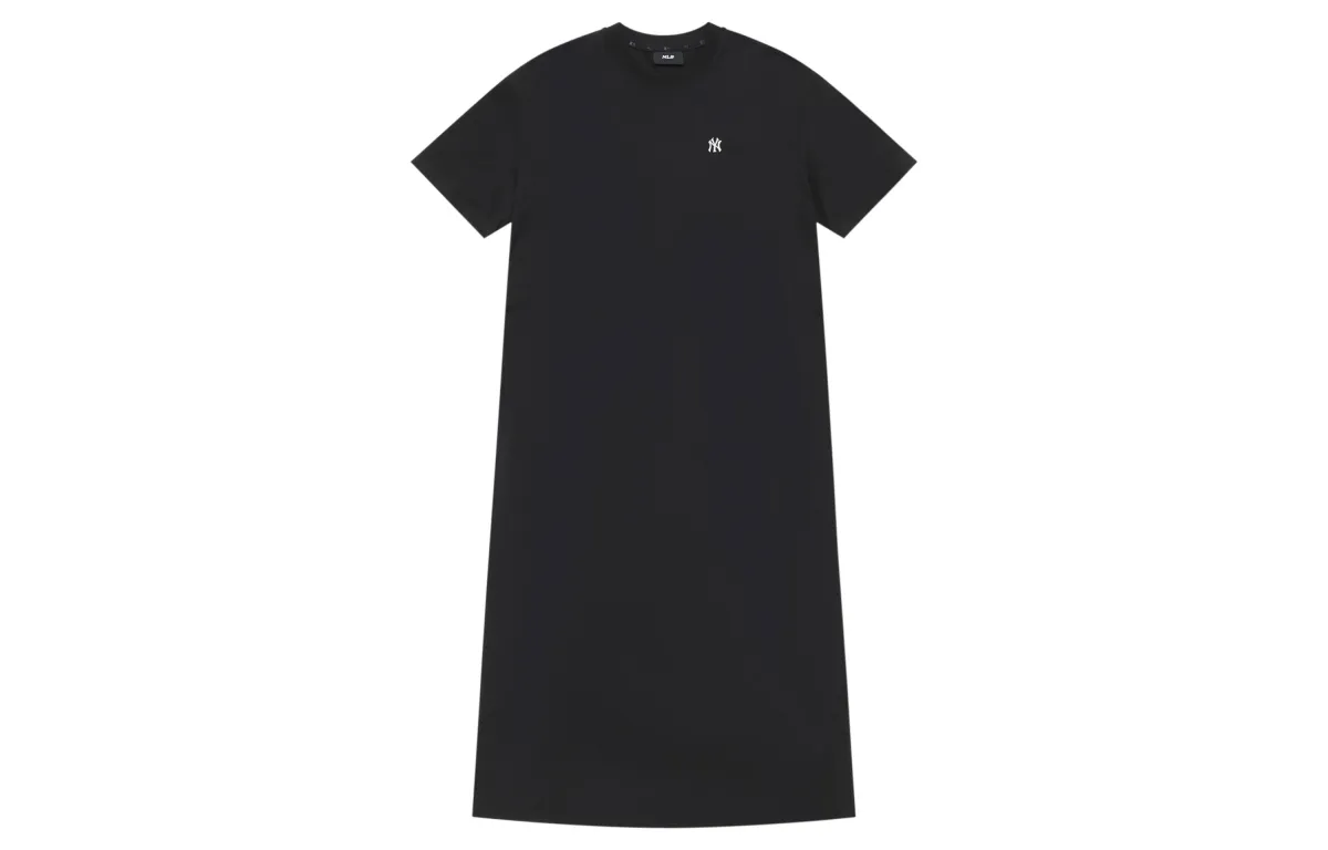 MLB New York Yankees Basic Collection SS25 Short Sleeved Dress Women's Black