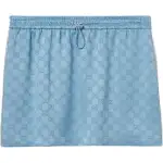GUCCI Gg Satin Mini Skirt