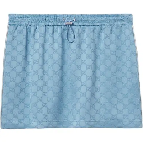 GUCCI Gg Satin Mini Skirt