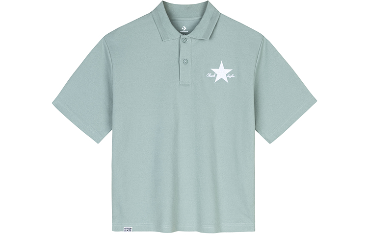 Мужская футболка Converse Polo (зеленая)