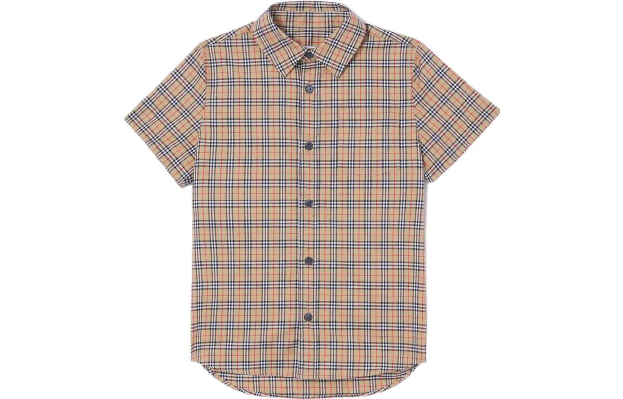 Детская рубашка Burberry SS23 (каки)