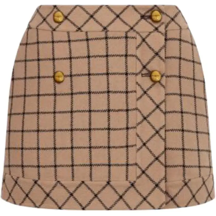DIOR Casual Short Skirts Women's Brown