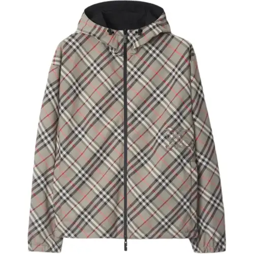 Burberry reversible checked jacket