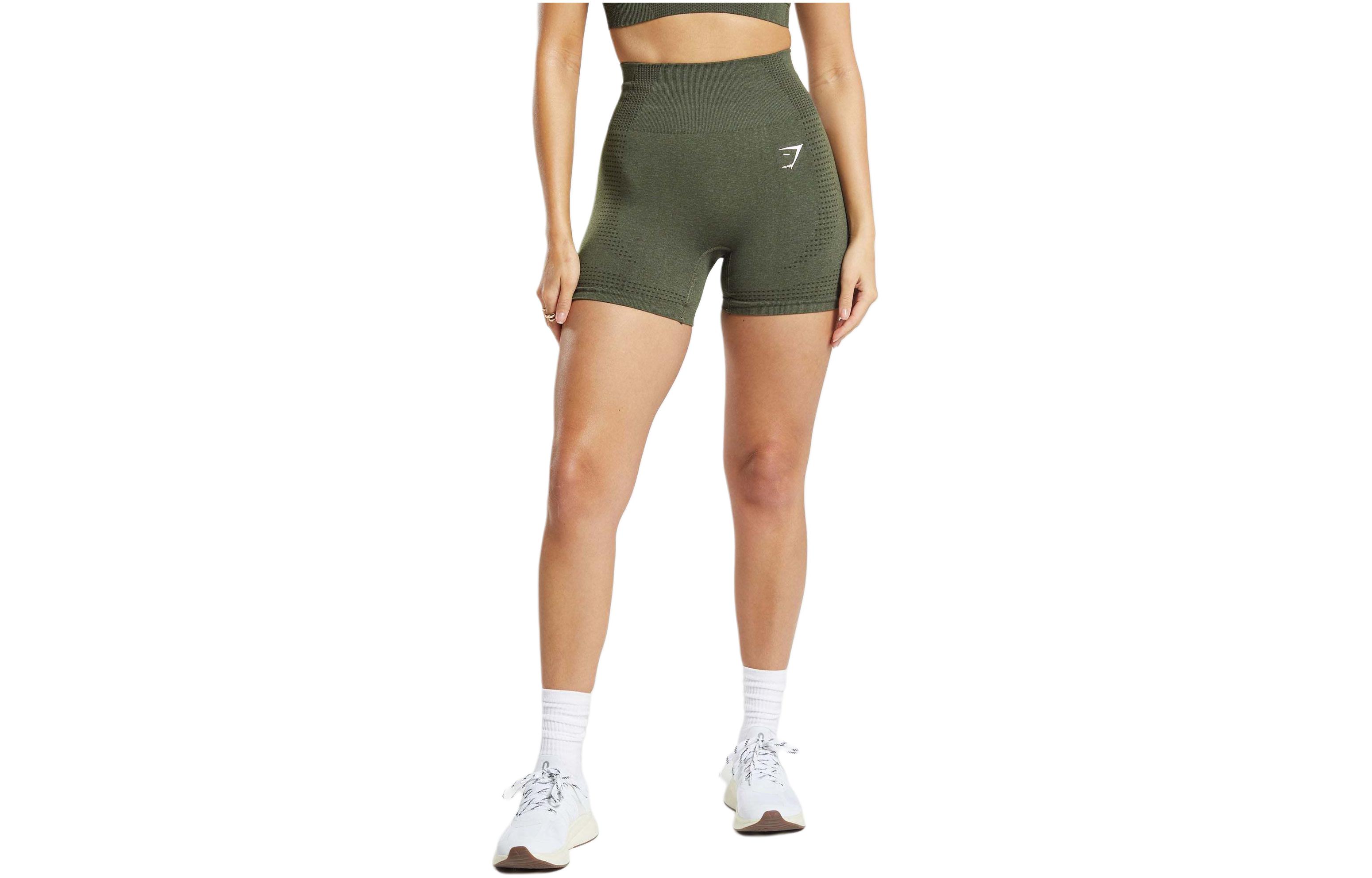 GYMSHARK Sports Shorts Women’s Basic Green Marlstone