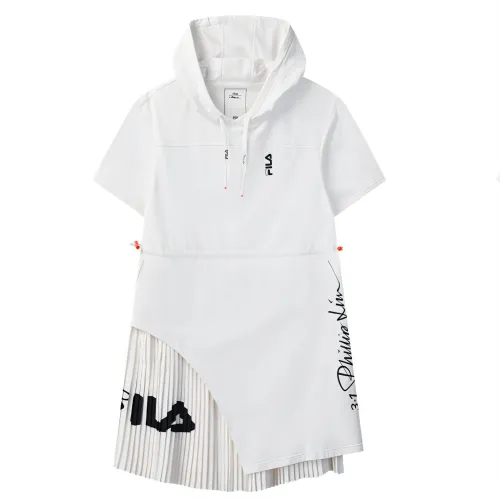 FILA x 3.1 Phillip Lim Short Sleeved Dress Women's Ivory