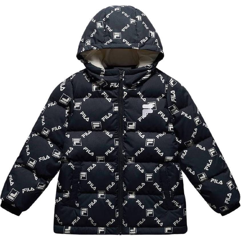 Куртка FILA KIDS (синяя с принтом)