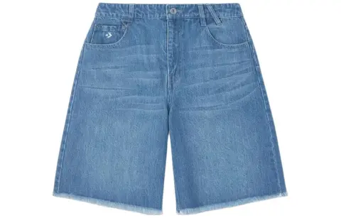 Converse Denim Shorts Women's Blue