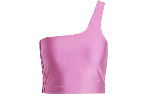 Adidas Originals Fashion Cut Out Spandex Crop Sport Vests Women's Lilac
