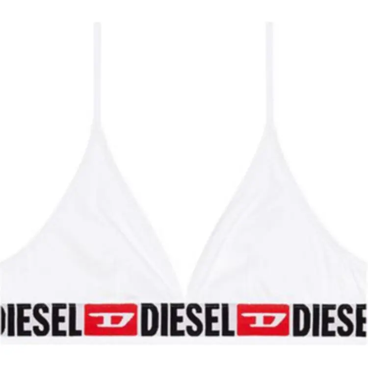Diesel logo-print bra