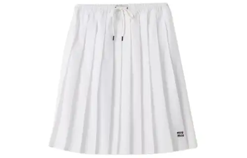 MIU MIU Casual Long Skirt Women's White