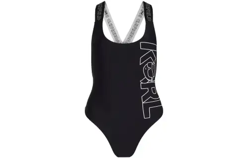 【Best of: PromotionsPrevious Season】Ikon logo-print swimsuit