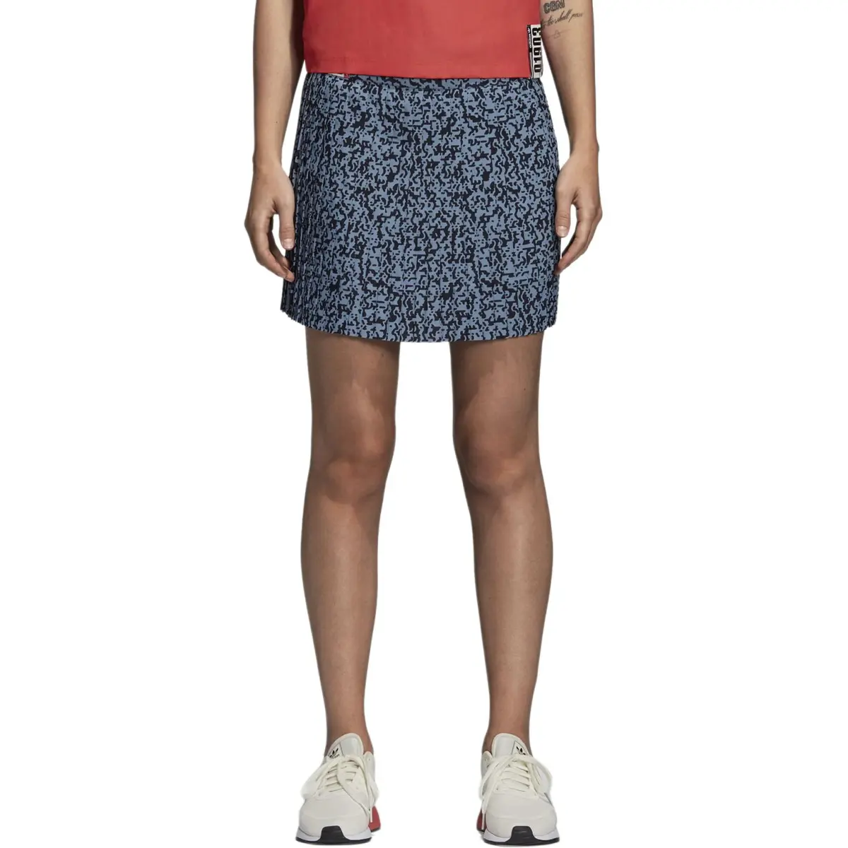 Adidas Originals Casual Short Skirts Women's Blue Print