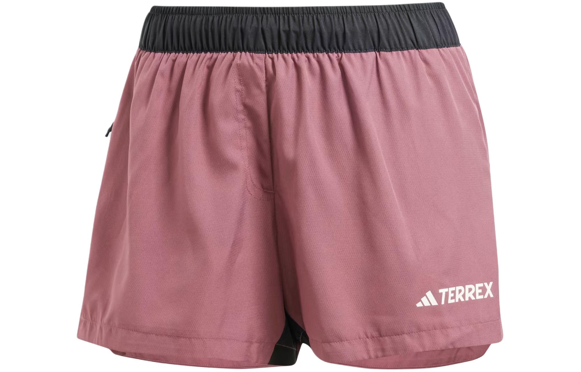 Adidas Terrex Multi Trail Running Shorts Sports Shorts Women's Dark Red