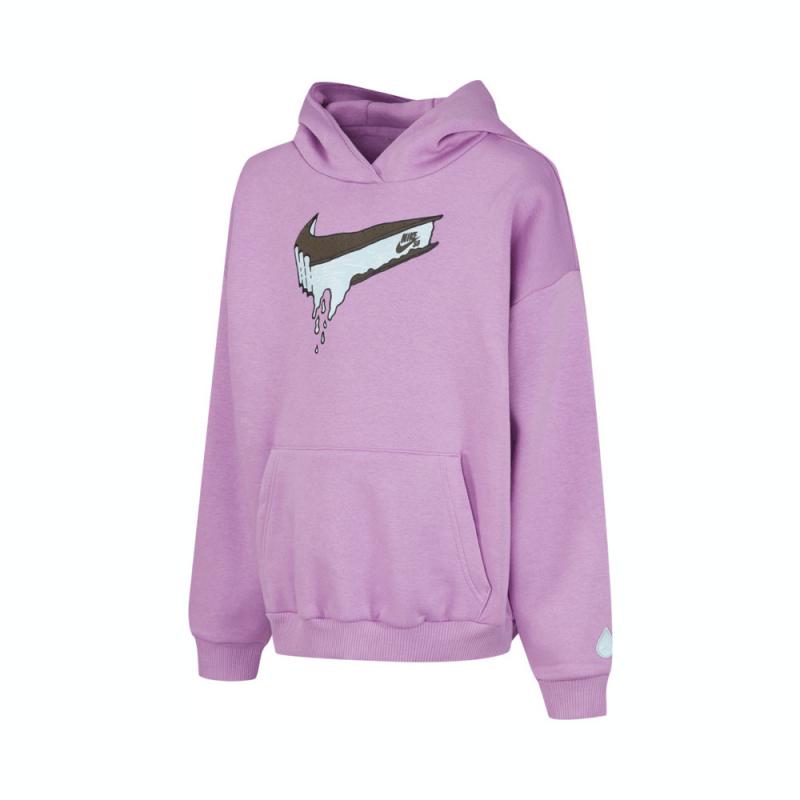 Худи Nike SB EO FLC HOODIE GFX (фиолетовое)