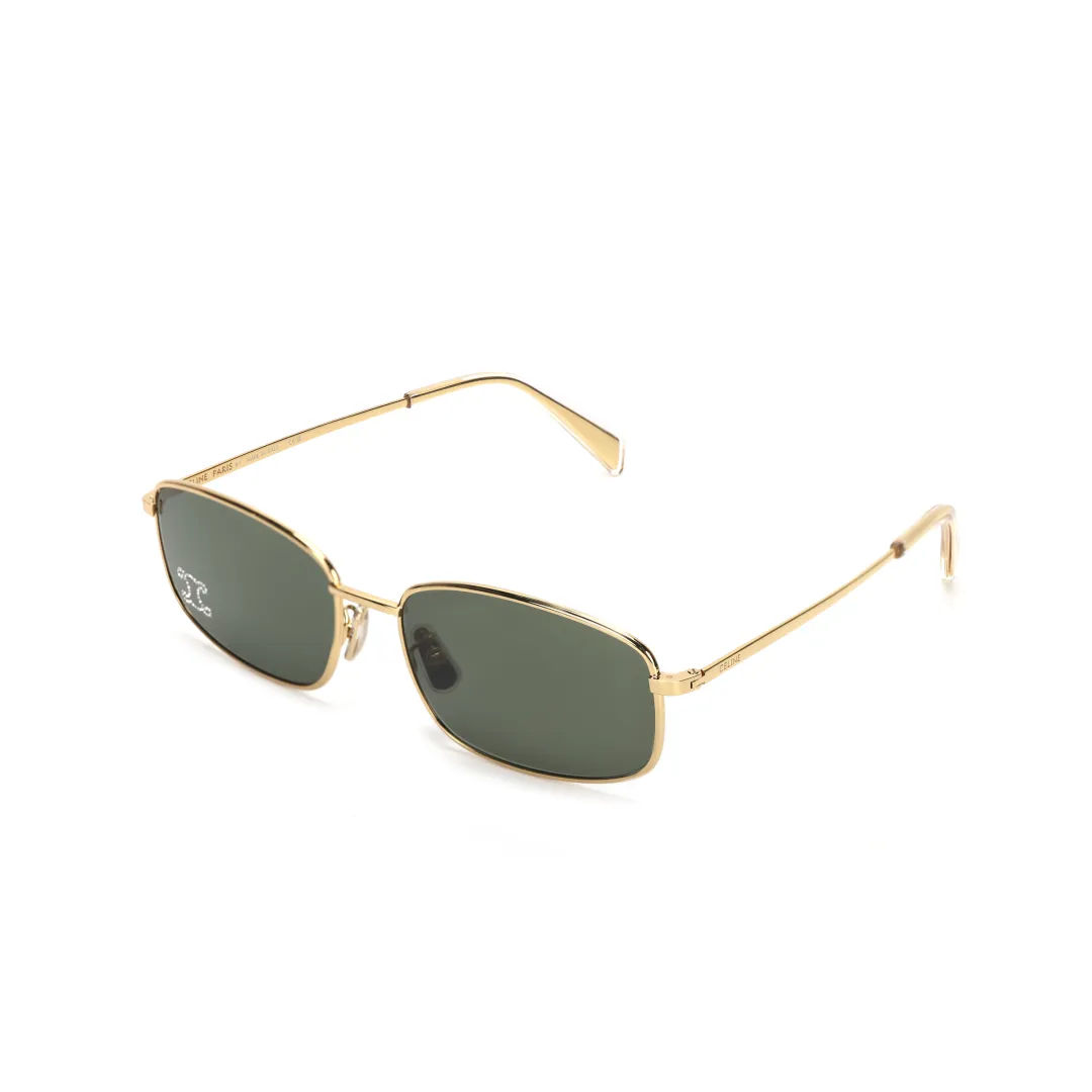 CELINE Triomphe Rhinestone 02 Sunglasses In Metal With Crystals
