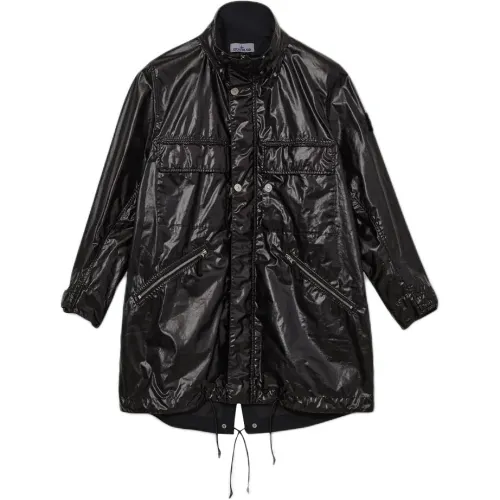STONE ISLAND Jackets & Coats Men's Black